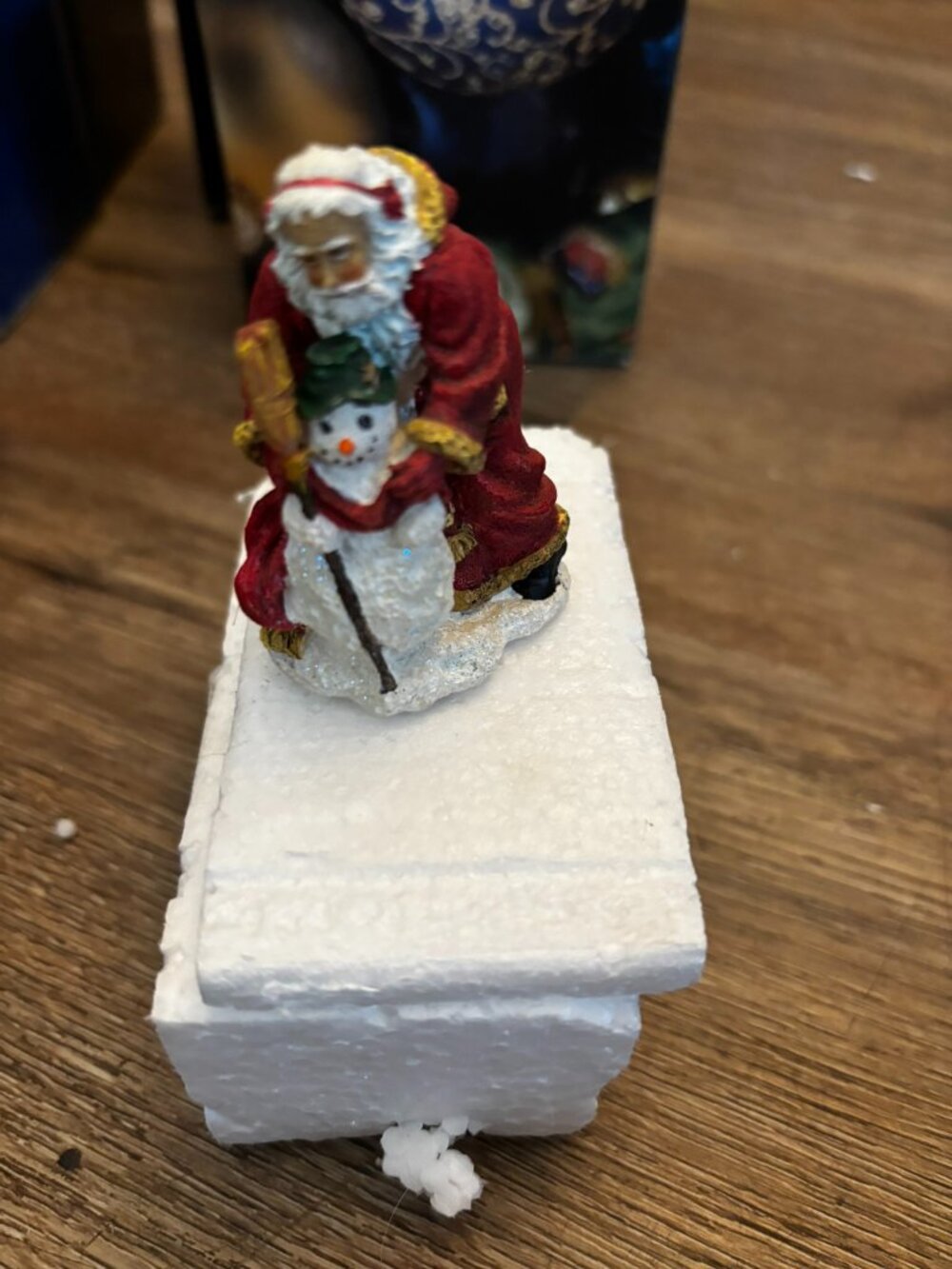 Pipka Prizm miniature Santa and His Snowfriend Snowman figurine MIB 10063